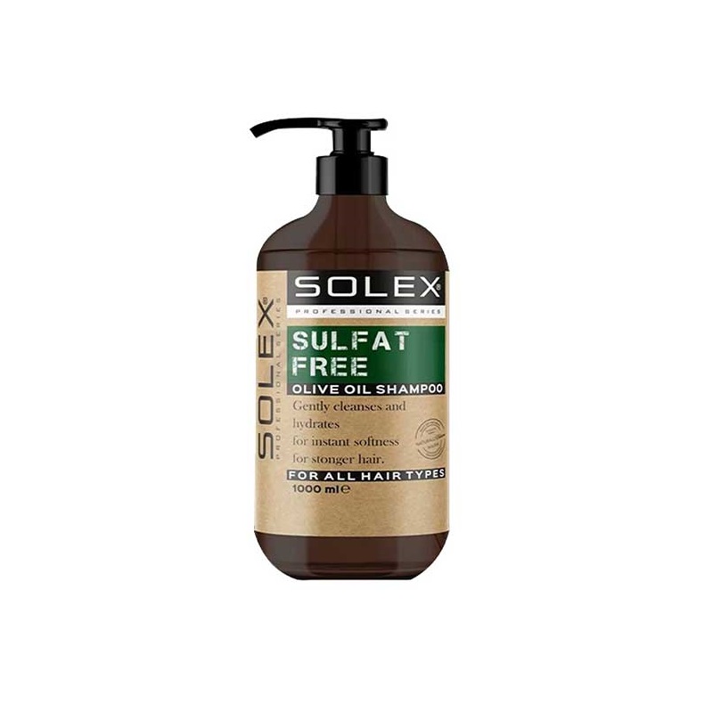 شامپو SOLEX بدون سولفات حاوی روغن زیتون