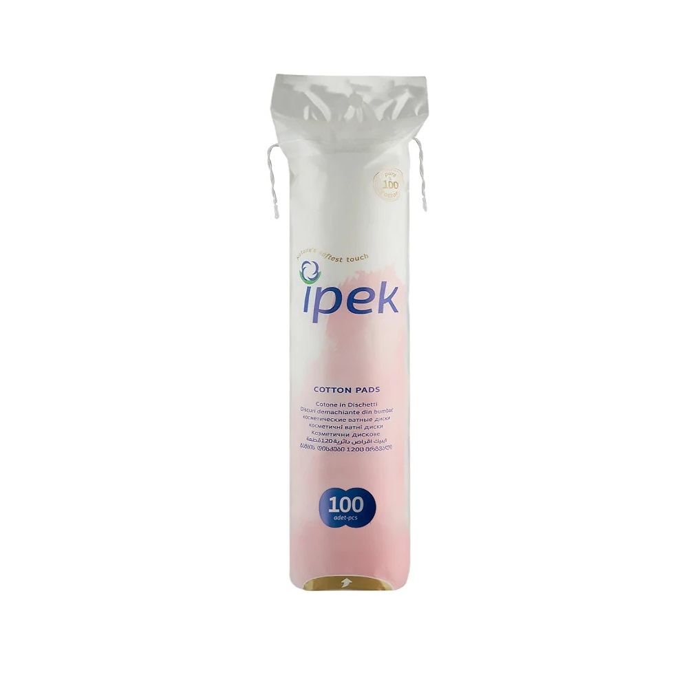 پد پاک کننده آرایش ایپک مدل Cotton بسته 100 عددی سایز 50 در 50