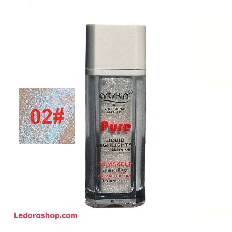 هایلایتر مایع آرت اسکین کد 02 طرح سه بعدی سری Pure وزن 11 گرم