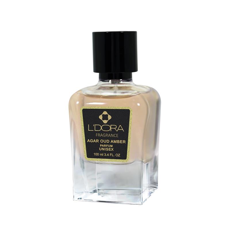 پرفیوم نیش لدورا فرگرنس مدل AGAR OUD AMBER حجم 100 میلیلیتر