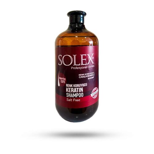 شامپو کراتین سولکس SOLEX مخصوص موهای رنگ شده