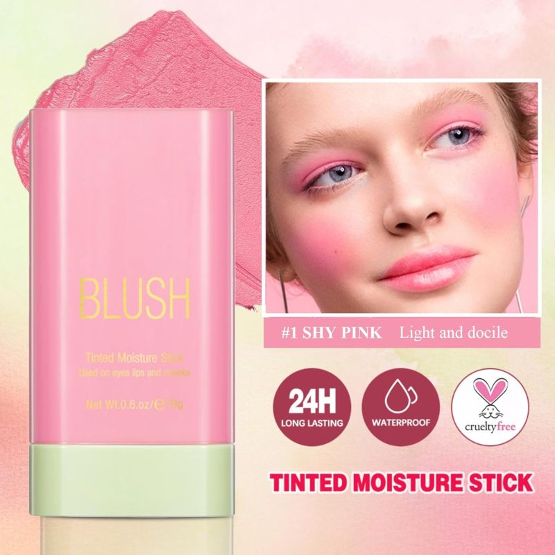 رژگونه استیکی ROMANTIC MATTE کد Shy Pink