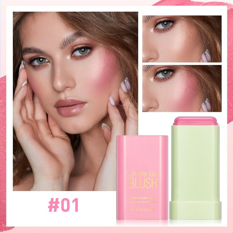 رژگونه استیکی ROMANTIC MATTE کد Shy Pink