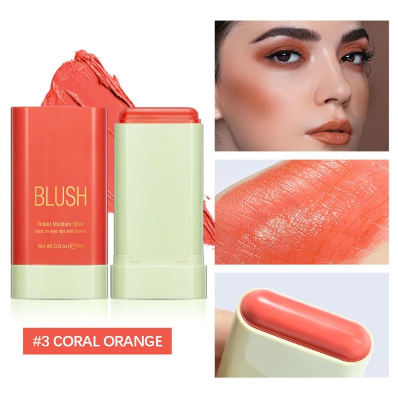 رژگونه استیکی ROMANTIC MATTE کد Coral Orange